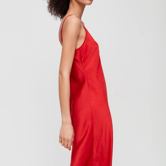 Aritzia Wilfred Christine Dress, Red Goji Berry, XS - Picture 4 of 7